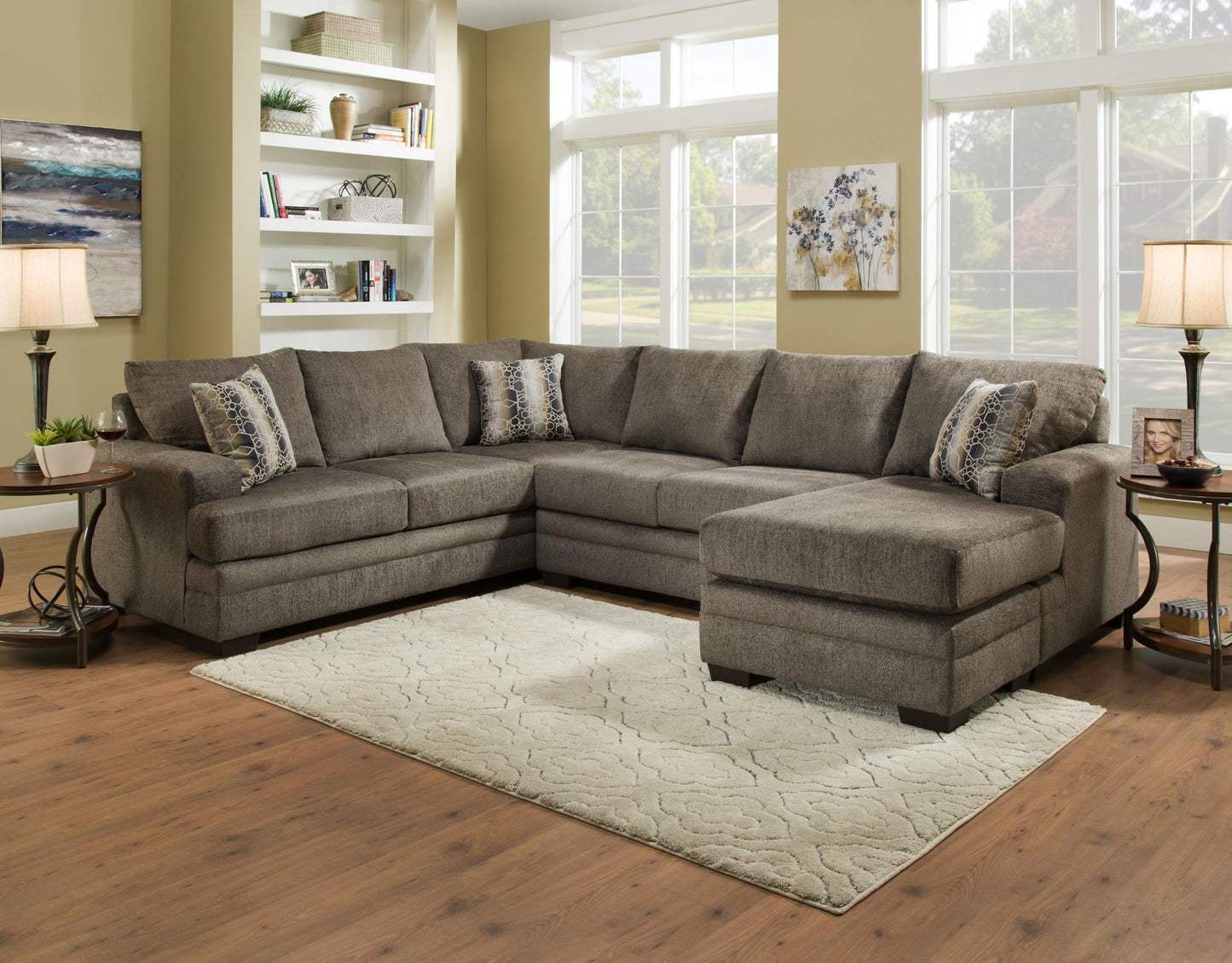 LAF Sofa, RAF Chaise, Chaise End