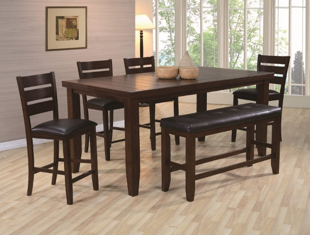 BARDSTOWN BROWN COUNTER HEIGHT BENCH