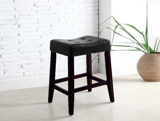 KENT BLACK SADDLE CHAIR 24 in