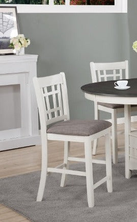 HARTWELL CHALK GREY CONTR HT CHAIR