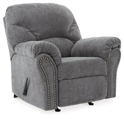Allmaxx Gray Rocker Recliner