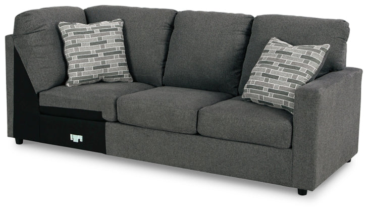Edenfield Charcoal Sectional Right Hand Facing Sofa