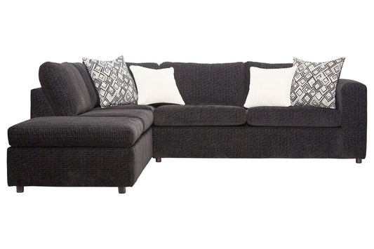 1100 - Ultimate Ebony (Sectional) Right Facing SOFA