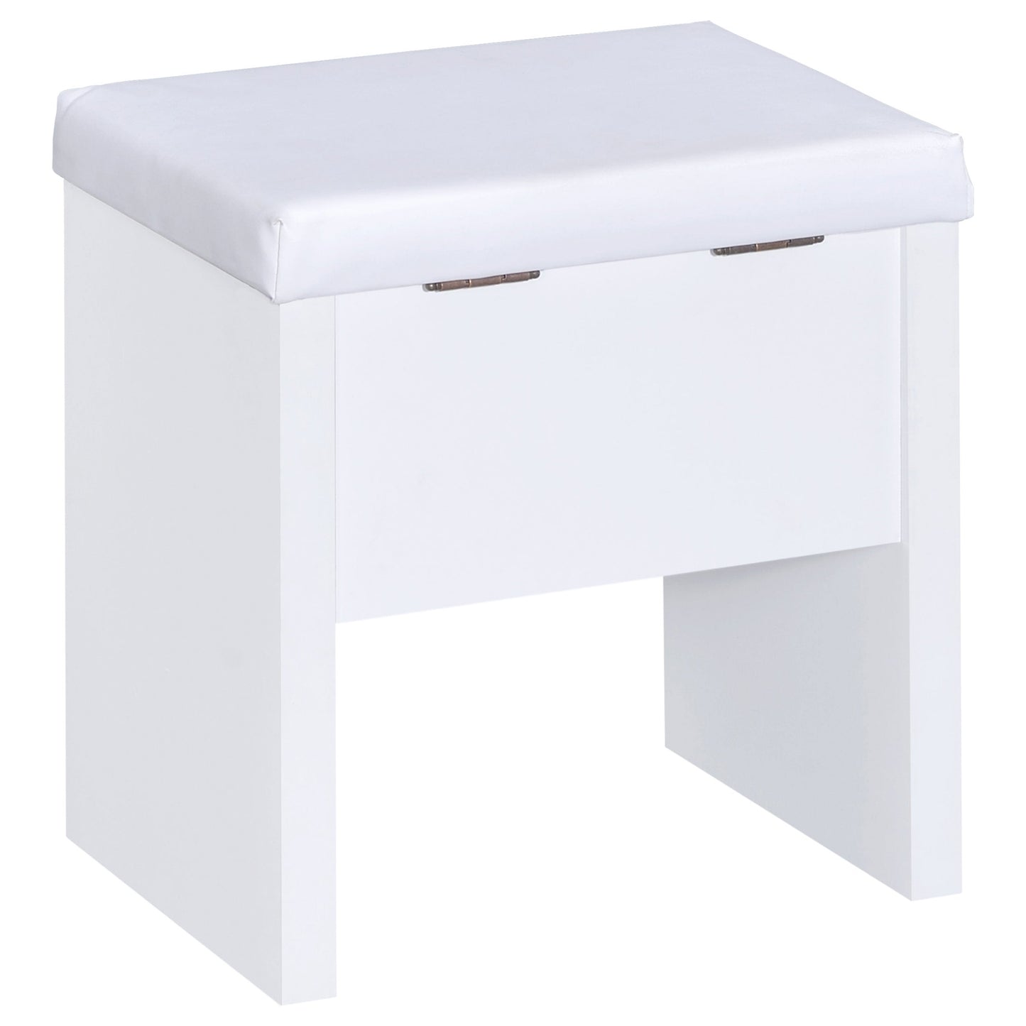 Harvey 2-piece Vanity Set with Lift-Top Stool White
