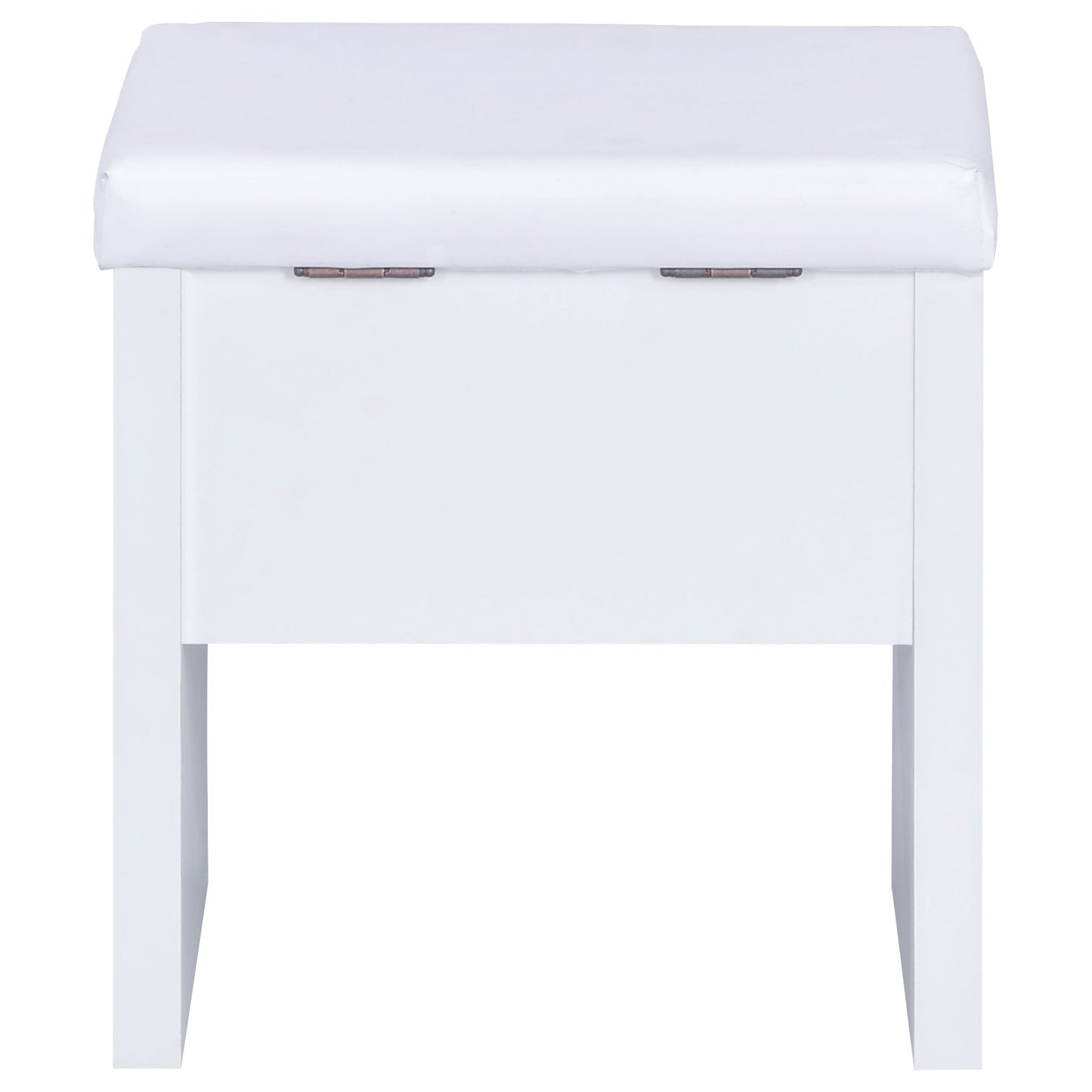 Harvey 2-piece Vanity Set with Lift-Top Stool White