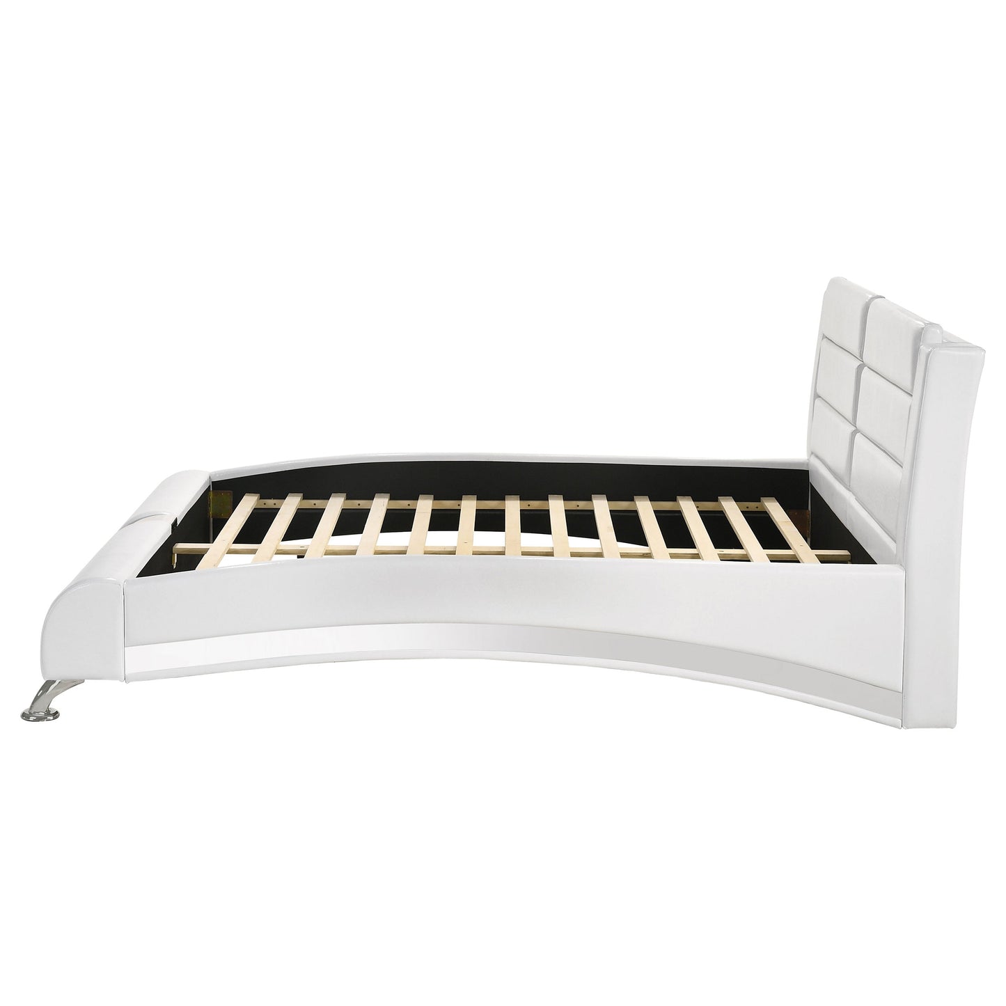 Jeremaine Queen Upholstered Bed White