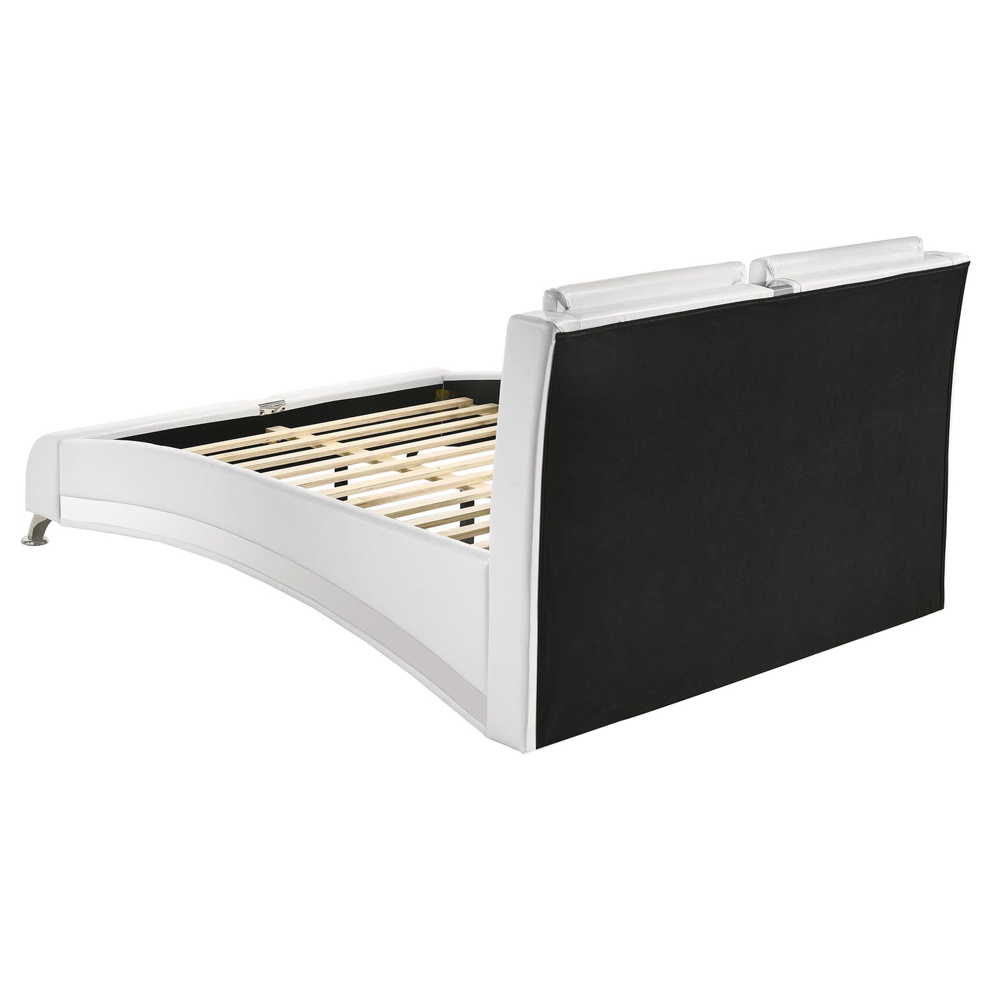 Jeremaine Queen Upholstered Bed White
