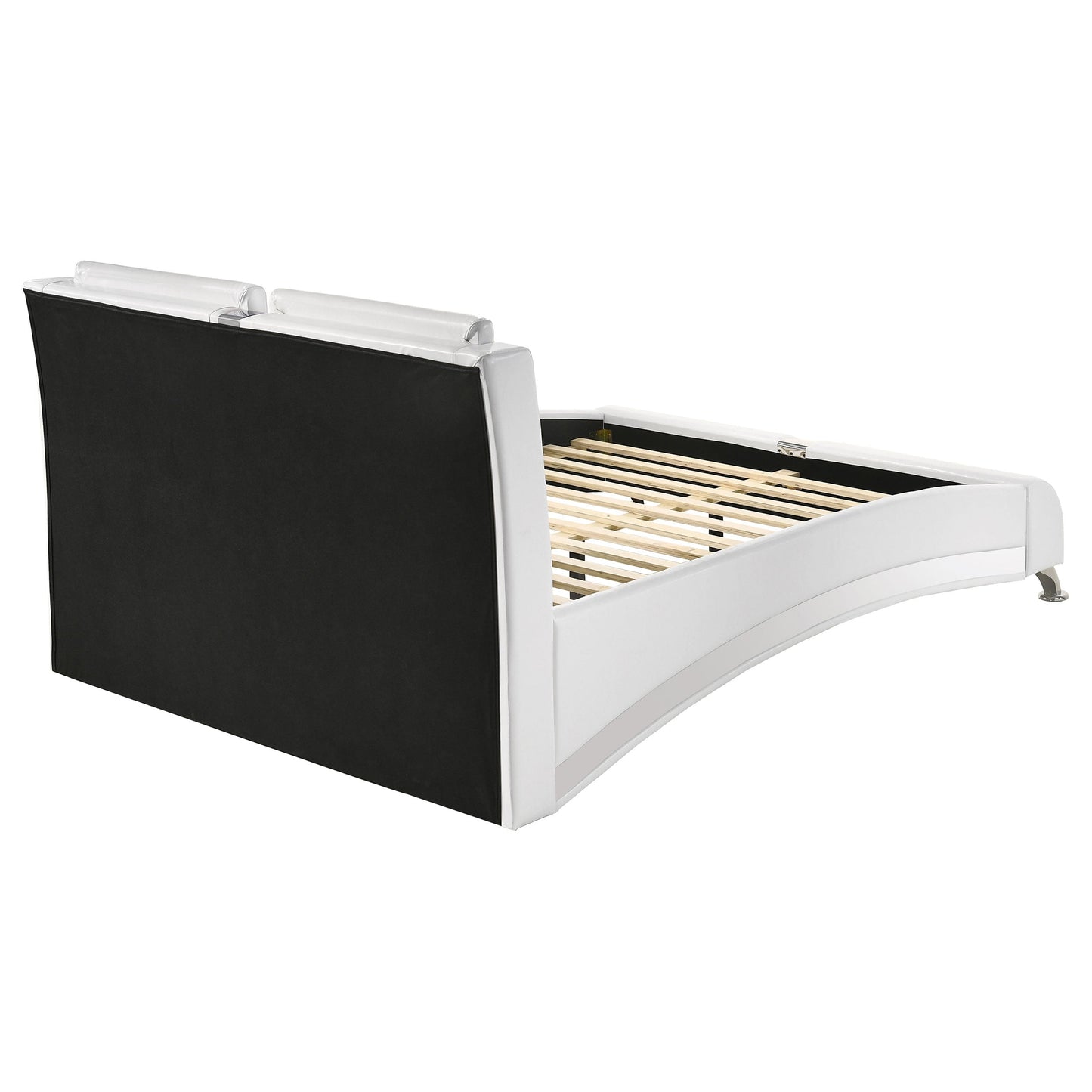 Jeremaine Queen Upholstered Bed White