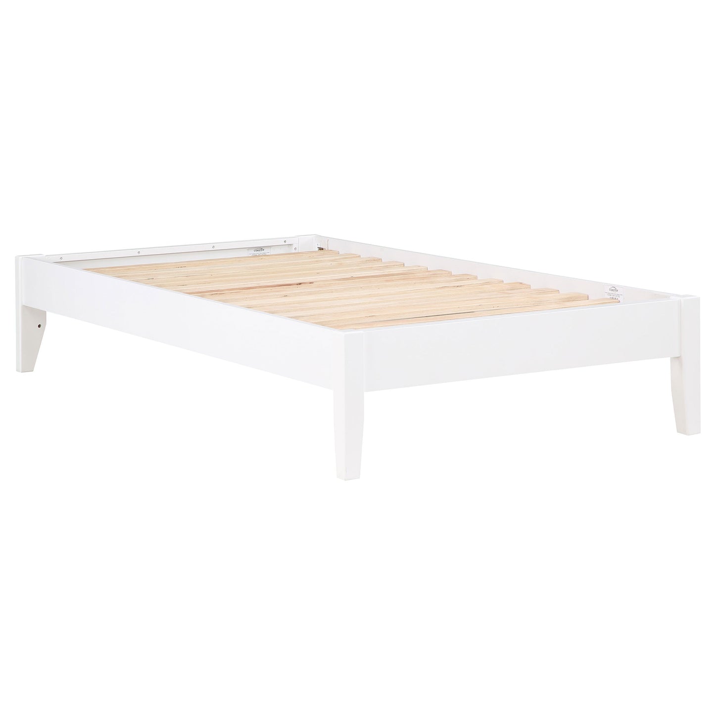 Hounslow Platform Full Bed White