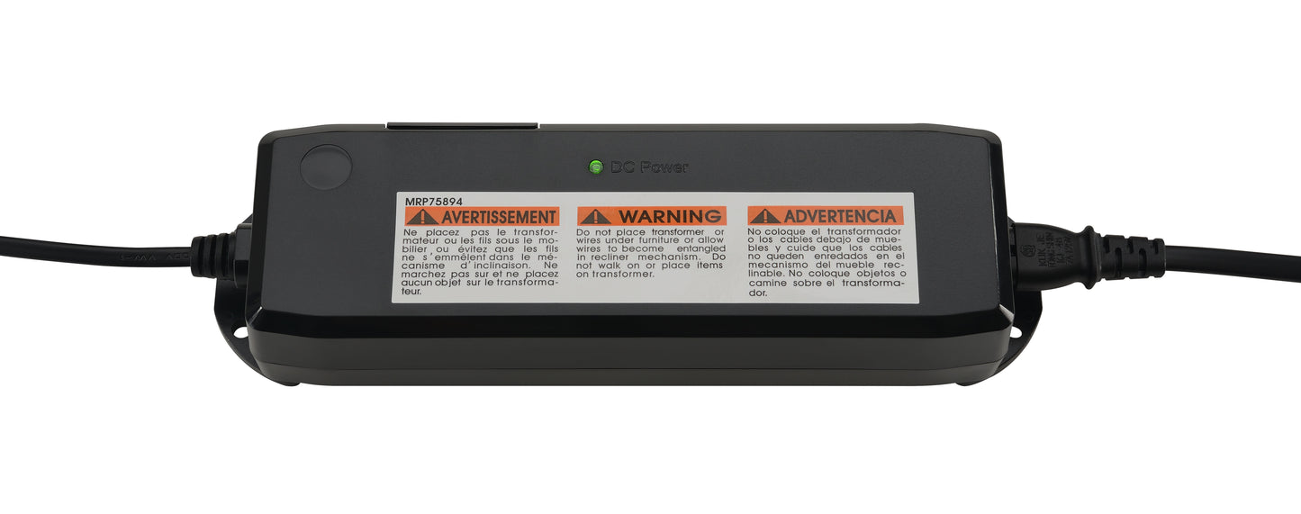 Negan Eastern King AdjusTable Bed Base Grey and Black