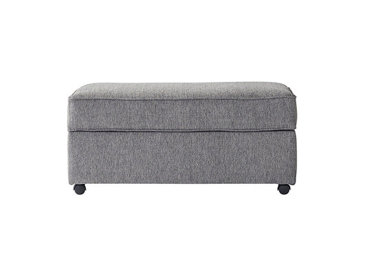 1750 - Tully Blue Storage Ottoman