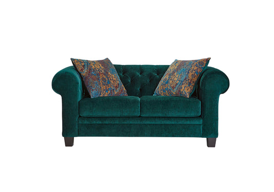22700 - Lush Peacock Loveseat