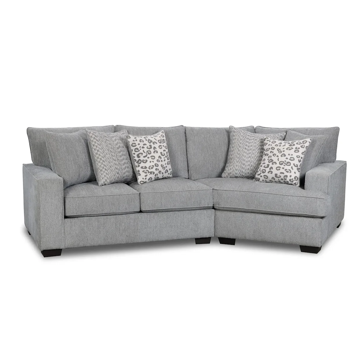 Calloway Pewter LAF Loveseat