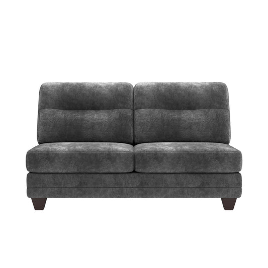 21900 - Wonderland Slate (Sectional) Armless Loveseat