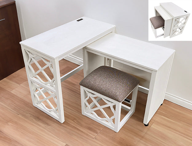 EMMA WHITE NESTING DESK