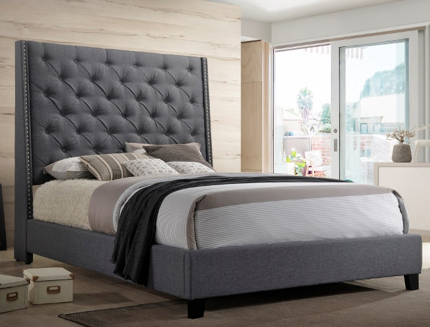 CHANTILLY GREY QUEEN FB/RAIL&WING