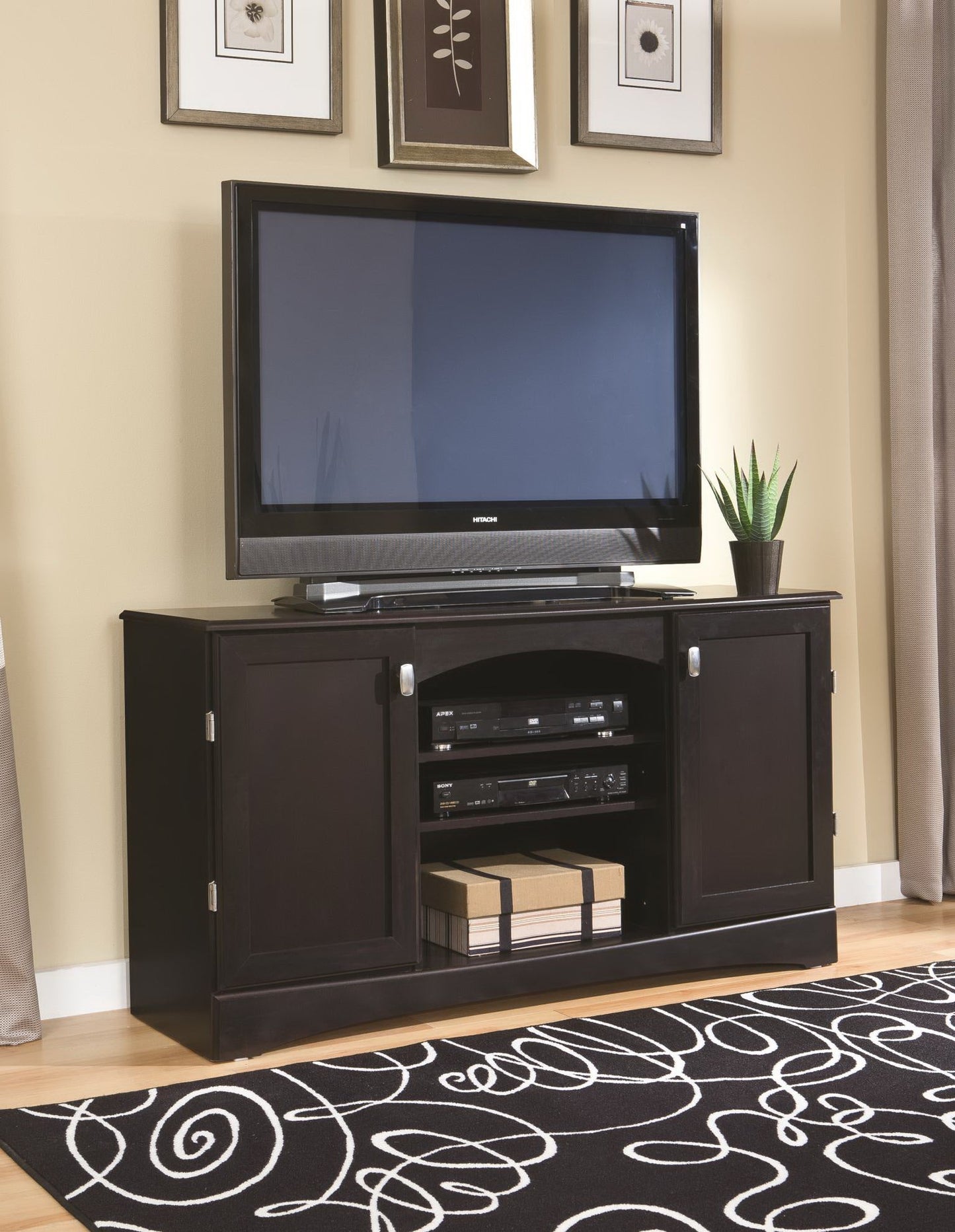 Consoles 54in 54in Mahogany Entertainment Console