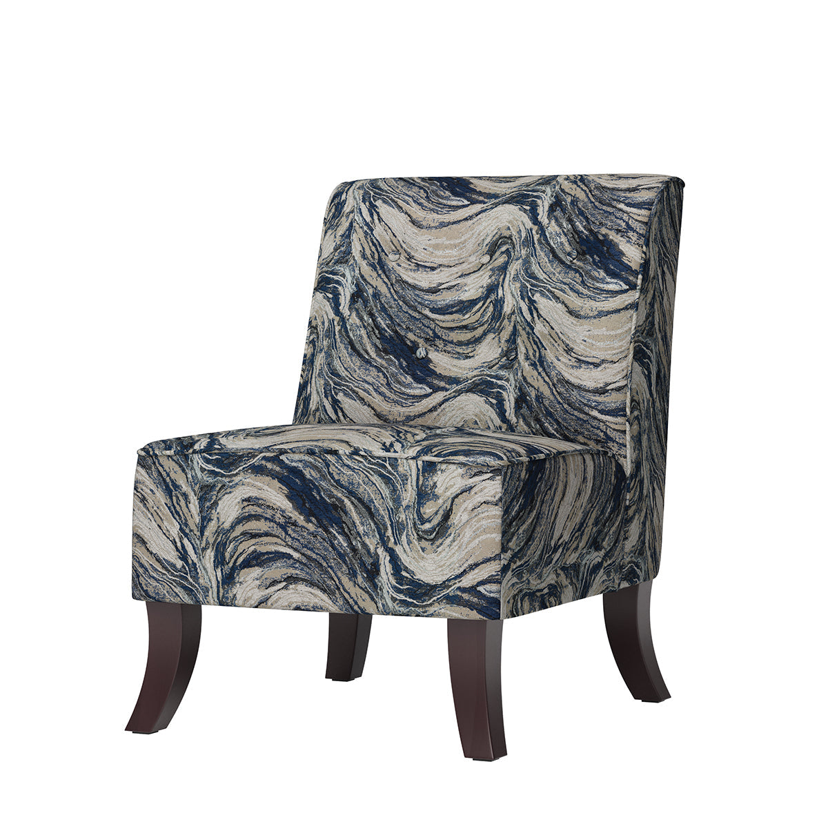 1525 - Alabaster Deep Sea (Sectional) Armless CHAIR
