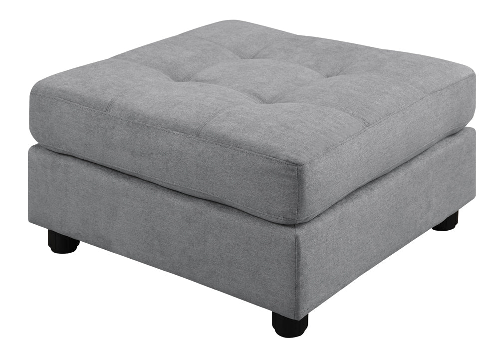 Claude 7-piece Upholstered Modular Tufted Sectional Dove
