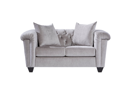 22900 - Lush Silver Loveseat