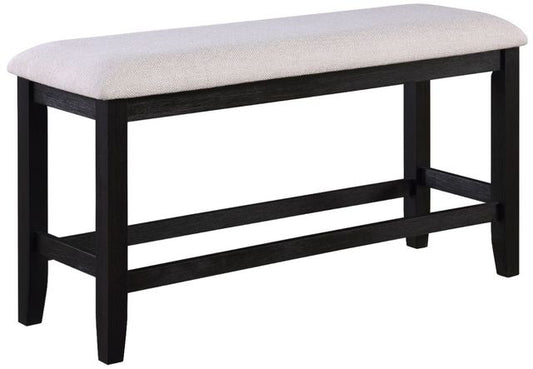 REGENT CHARCOAL BLACK COUNTER HEIGHT BENCH