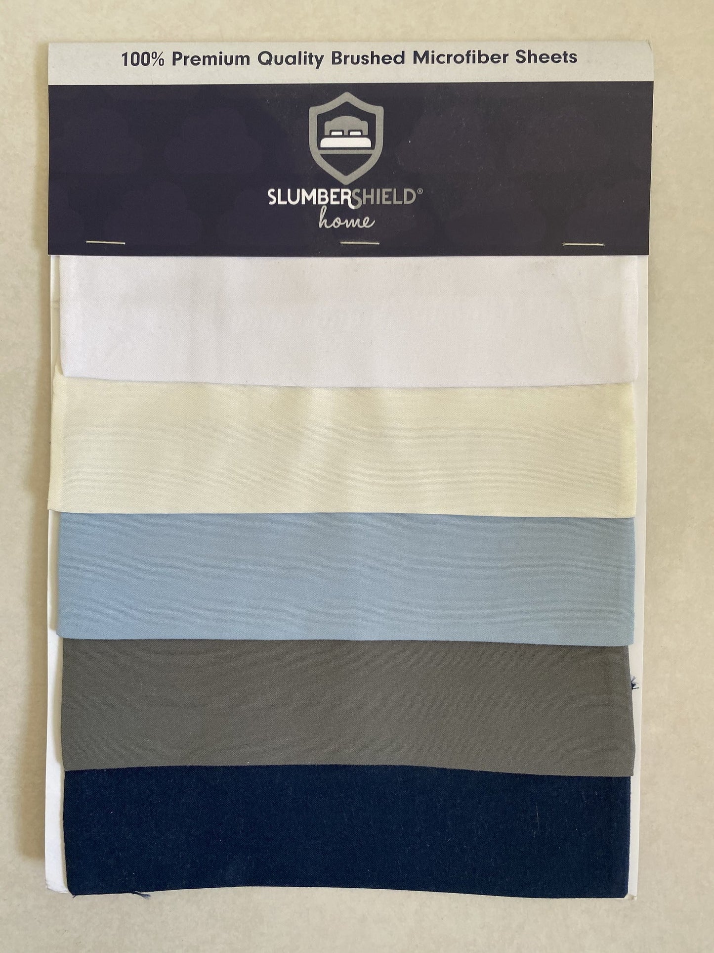 Sapphire Sleep (Slumbershield Home) Premium Microfiber Sheet Set - WHITE - Packs of 6