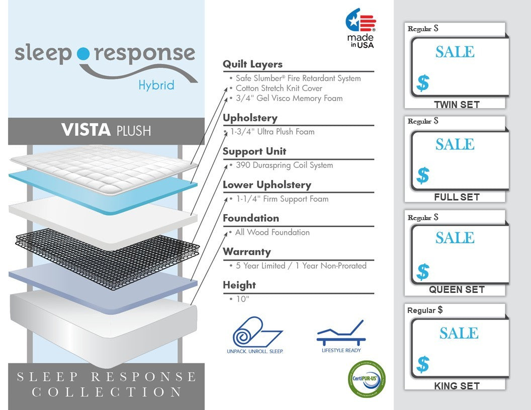 Vista 10 in Plush