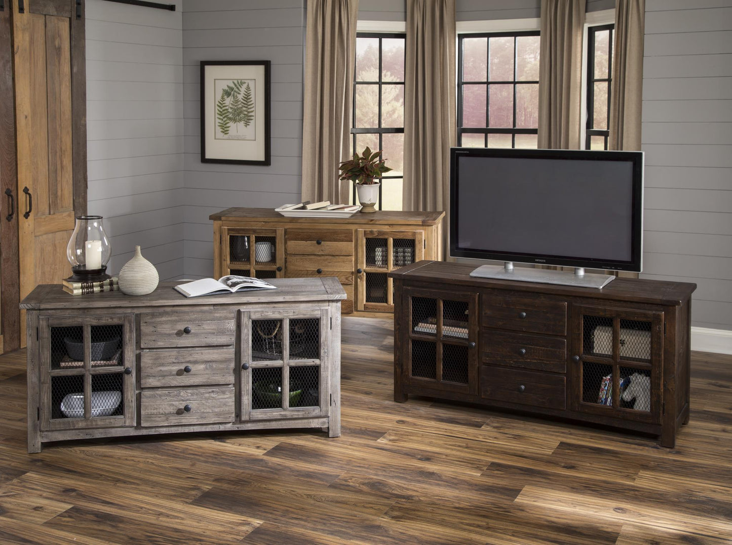 Console 60in Pine Reclaimed Console
