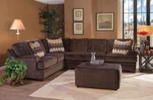 8800 - Olympian Chocolate/Padma Otter (Sectional) Right Facing Sectional