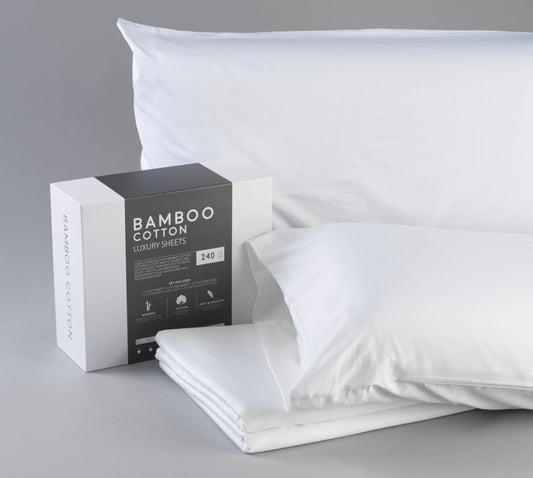 White - Luxury Bamboo Cotton Sheets
