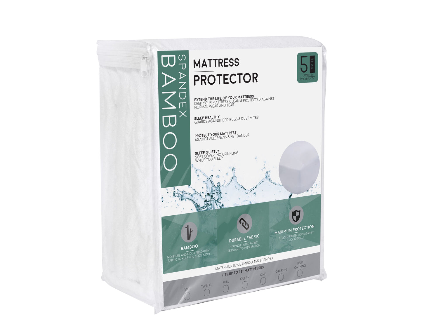 Bamboo Spandex - Mattress Protector