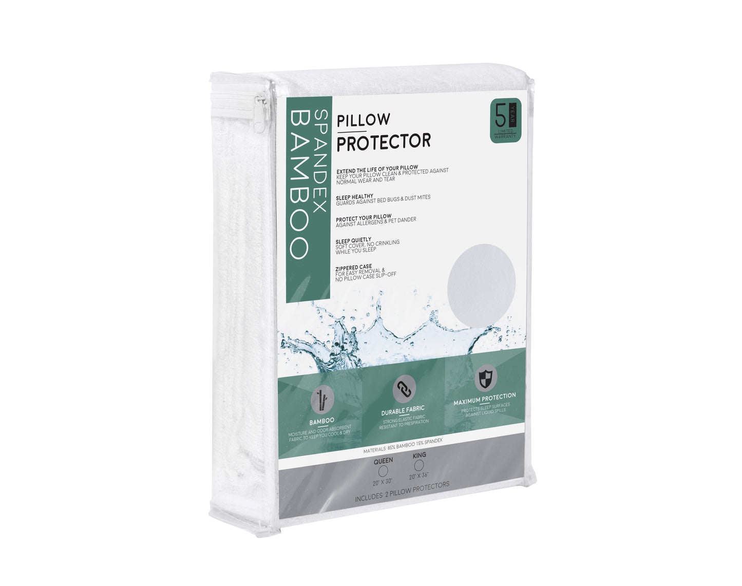 Bamboo Spandex - Pillow Protectors