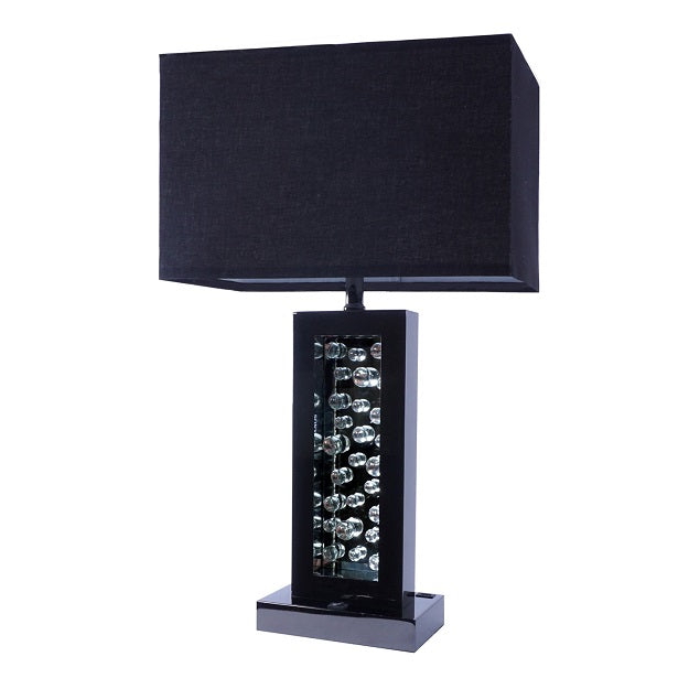 TABLE LAMP BLACK NICKEL
