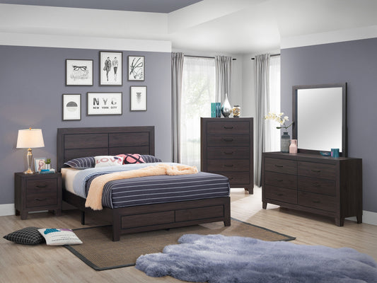 HOPKINS BROWN QUEEN BED IN ONE BOX
