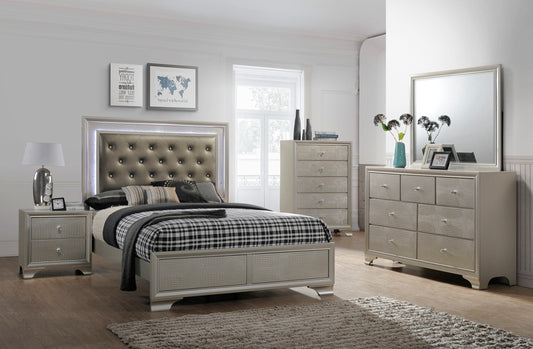 LYSSA LED QUEEN HEADBOARD/FOOTBOARD