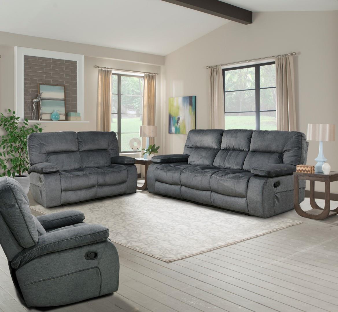 Chapman Polo Reclining Sofa With Drop Down Console