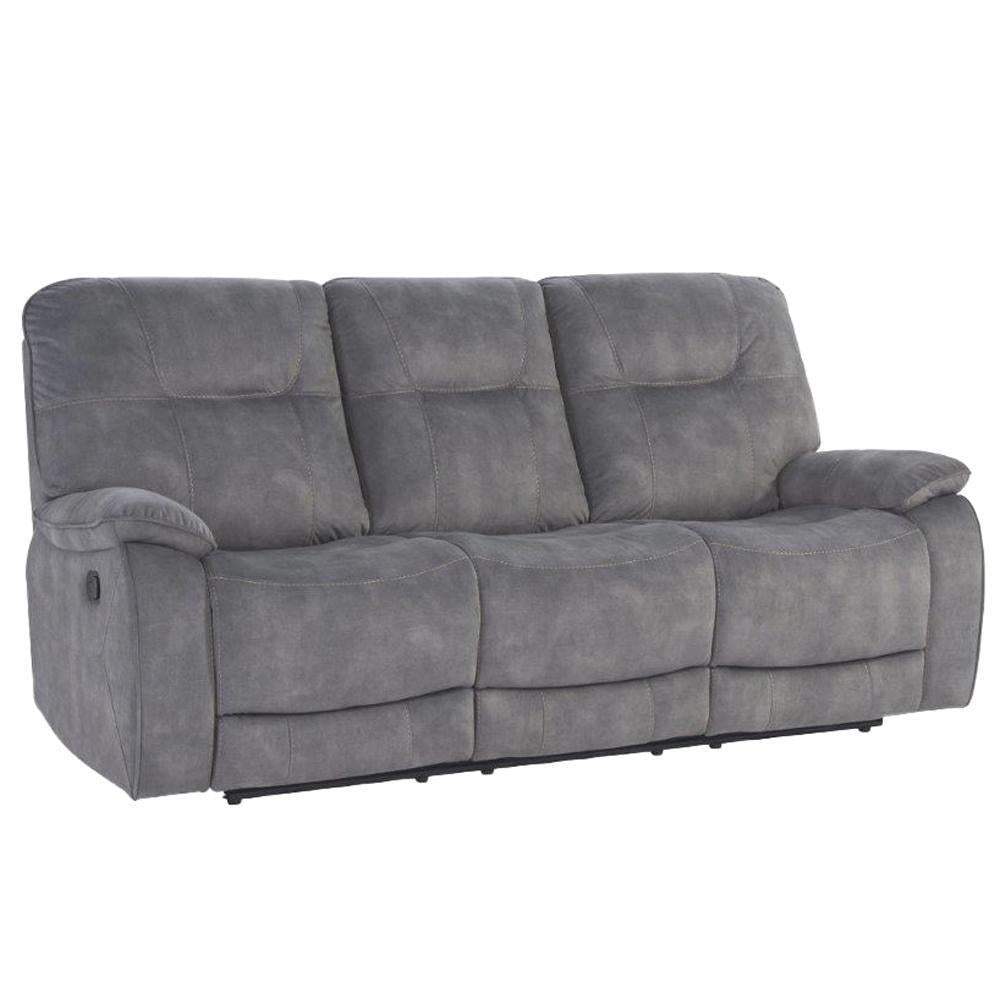 Cooper Shadow Grey Triple Reclining Sofa