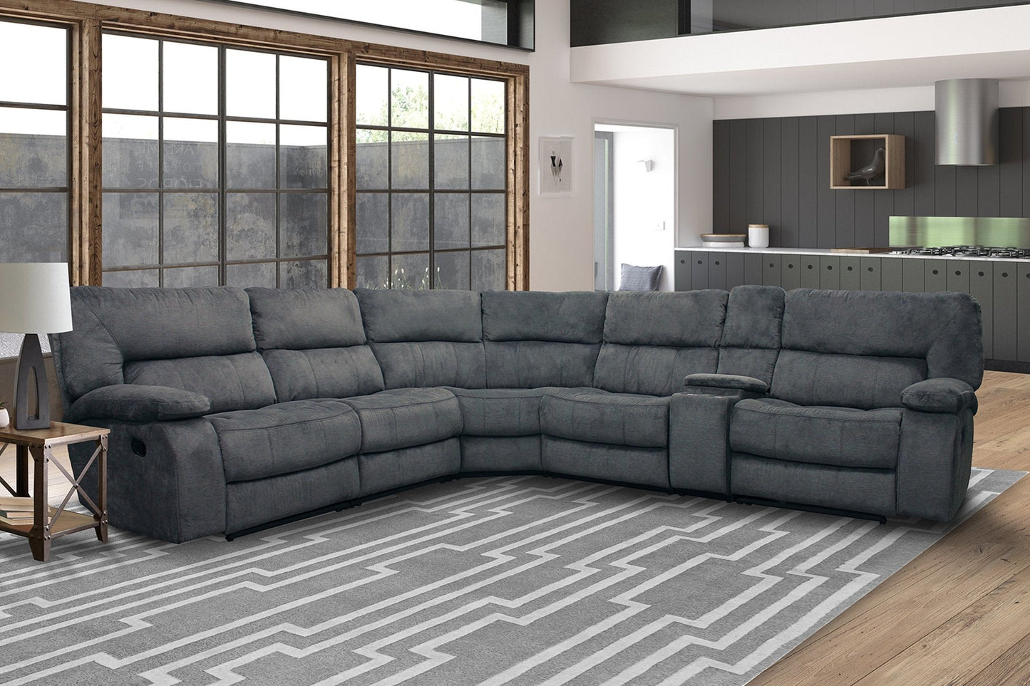 Chapman Polo Sectional Left Arm Facing Recliner
