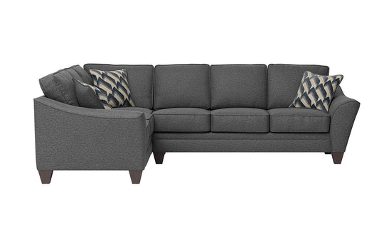 15600 - Cosmic Charcoal (Sectional) Right Facing Sofa