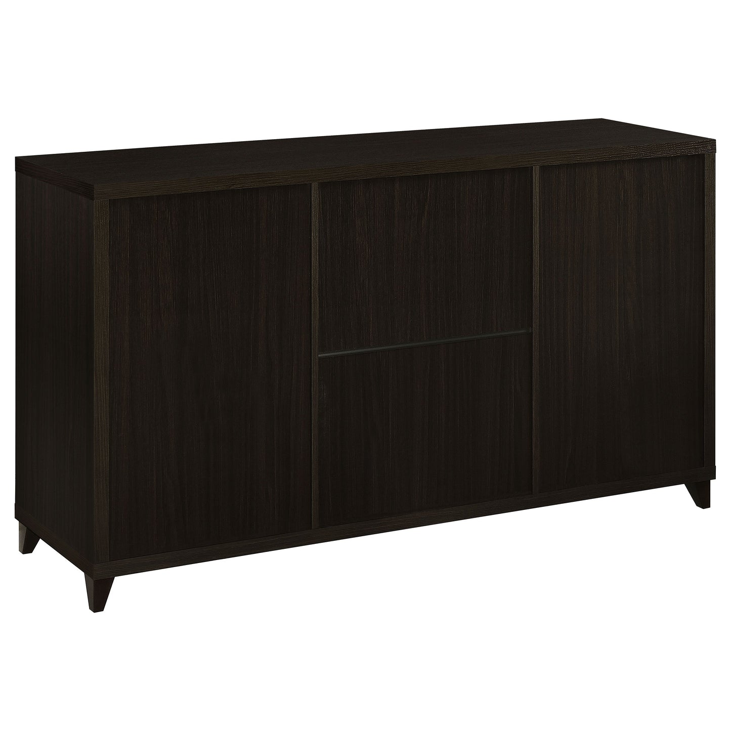 Lewes 2-door TV Stand with AdjusTable Shelves Cappuccino