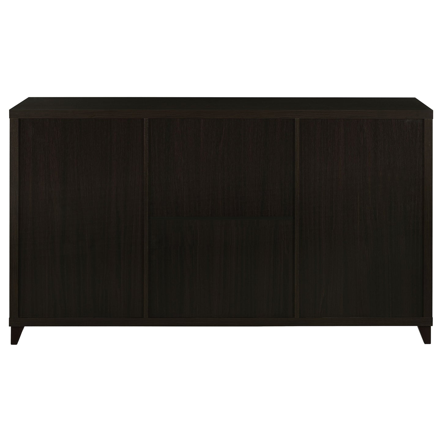 Lewes 2-door TV Stand with AdjusTable Shelves Cappuccino