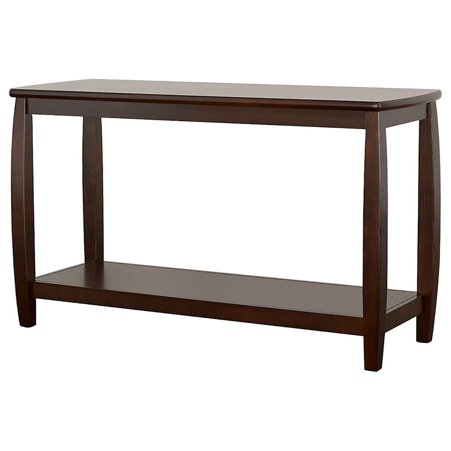 Dixon Rectangular Sofa Table with Lower Shelf Espresso