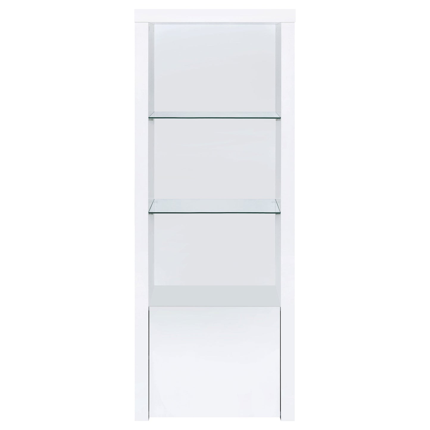 Jude 3-piece Entertainment Center With 71" TV Stand White High Gloss