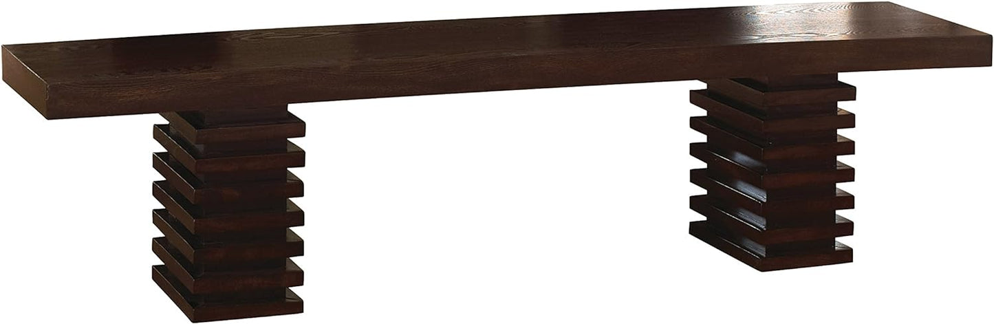 Briana Espresso Cherry Bench