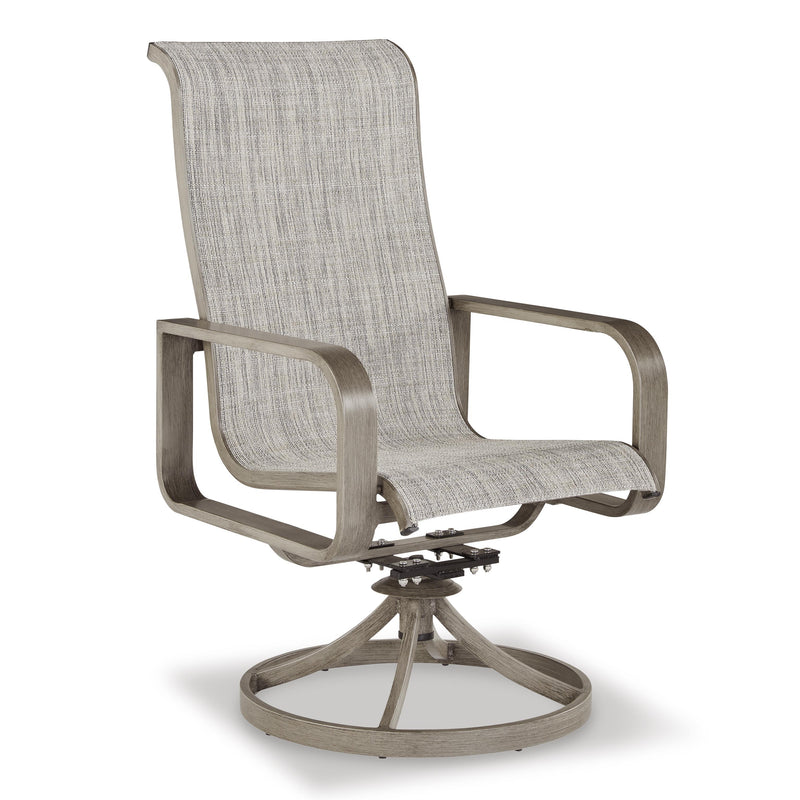 Beach Front Swivel Rocker Dining Chair (2/CN)