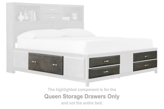 Caitbook Queen Storage Drawers