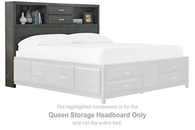 Caitbook Queen Storage Headboard