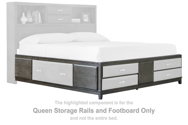 Caitbook Queen Storage Rails and FTBD