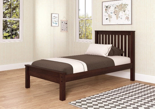 TWIN CONTEMPO BED CAPPUCCINO