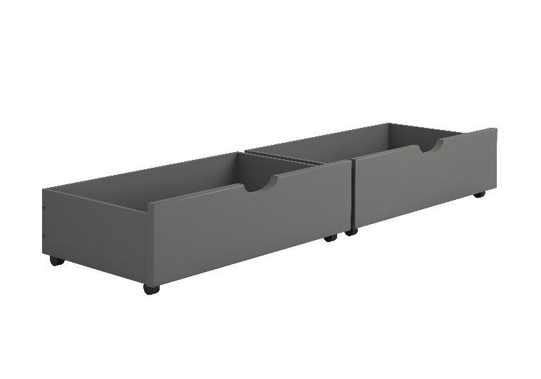 DUAL UNDERBED DRAWERS DARK GREY